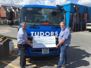 Aardvark Marketing Consultants Ltd | Tudor Building Supplies donate to Marks mental health marathon