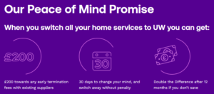 Aardvark Marketing Consultants | Utility Warehouse Peace of Mind Promise