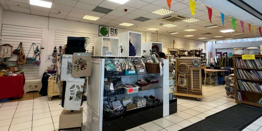 Entrance at Remade Worcester in Friary walk Jan 26